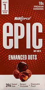 EPIC enhanced dots condom