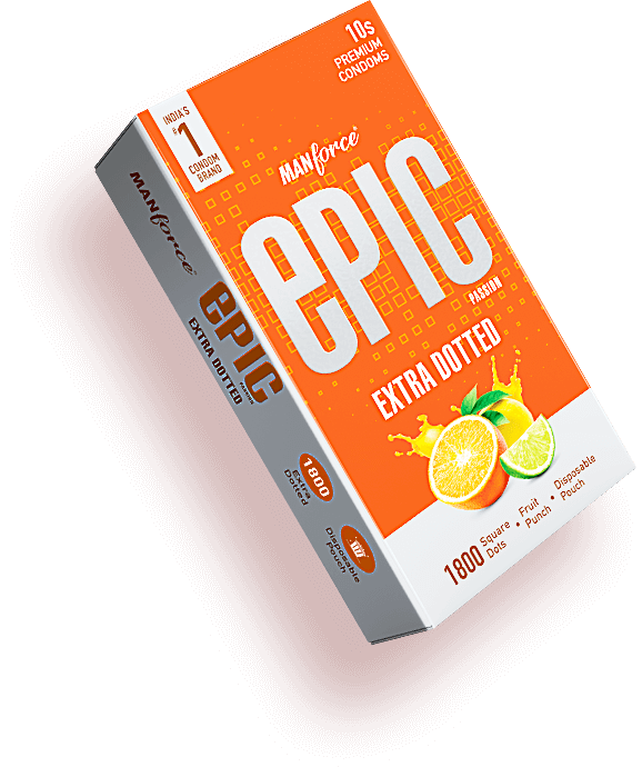 EPIC fruity flavour condom