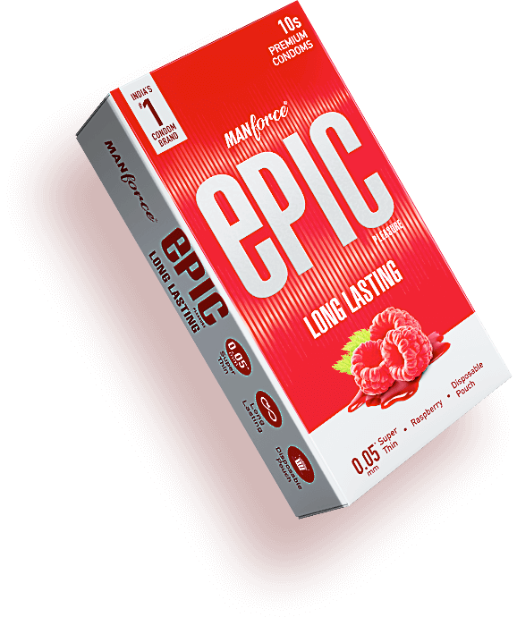 EPIC raspberry condoms with delay